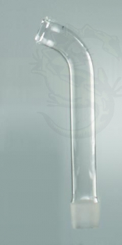 Mundstück gebogen 40/45 NS 34cm